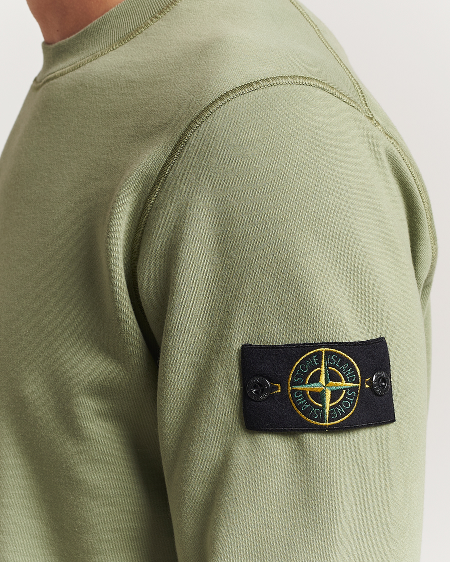 Herren | Pullover | Stone Island | Garment Dyed Fleece Sweatshirt Sage