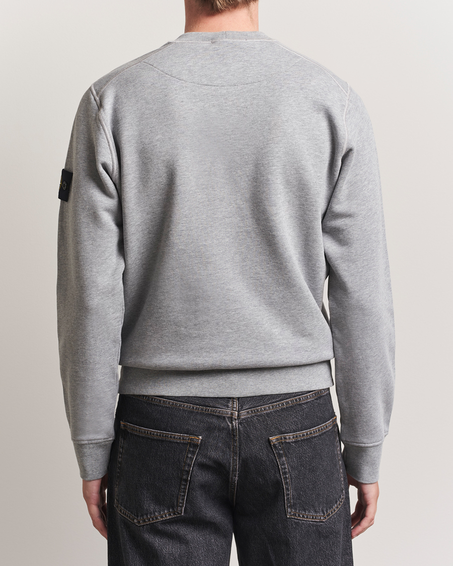 Herren | Pullover | Stone Island | Garment Dyed Fleece Sweatshirt Grey Melange