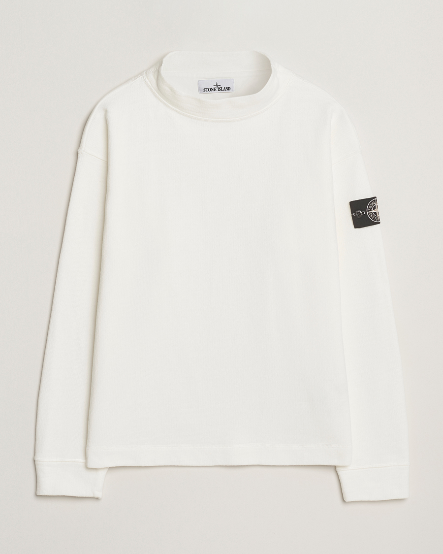Herren | Pullover | Stone Island | RAW Knitted Cotton Crew Neck Natural