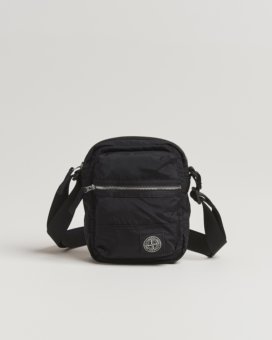 Herren | Taschen | Stone Island | Nylon Metal Shoulder Pouch Black