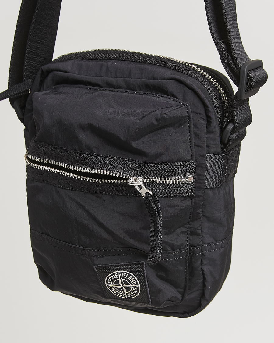 Herren | Taschen | Stone Island | Nylon Metal Shoulder Pouch Black