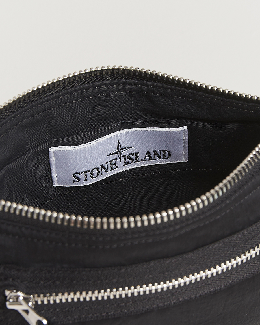 Herren | Geldbörsen | Stone Island | Nylon Metal Zip Wallet Black