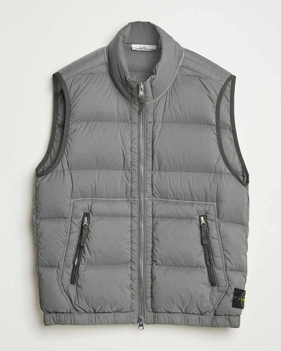 Herren | Westen | Stone Island | Seamless Tunnel Nylon Down Vest Cement