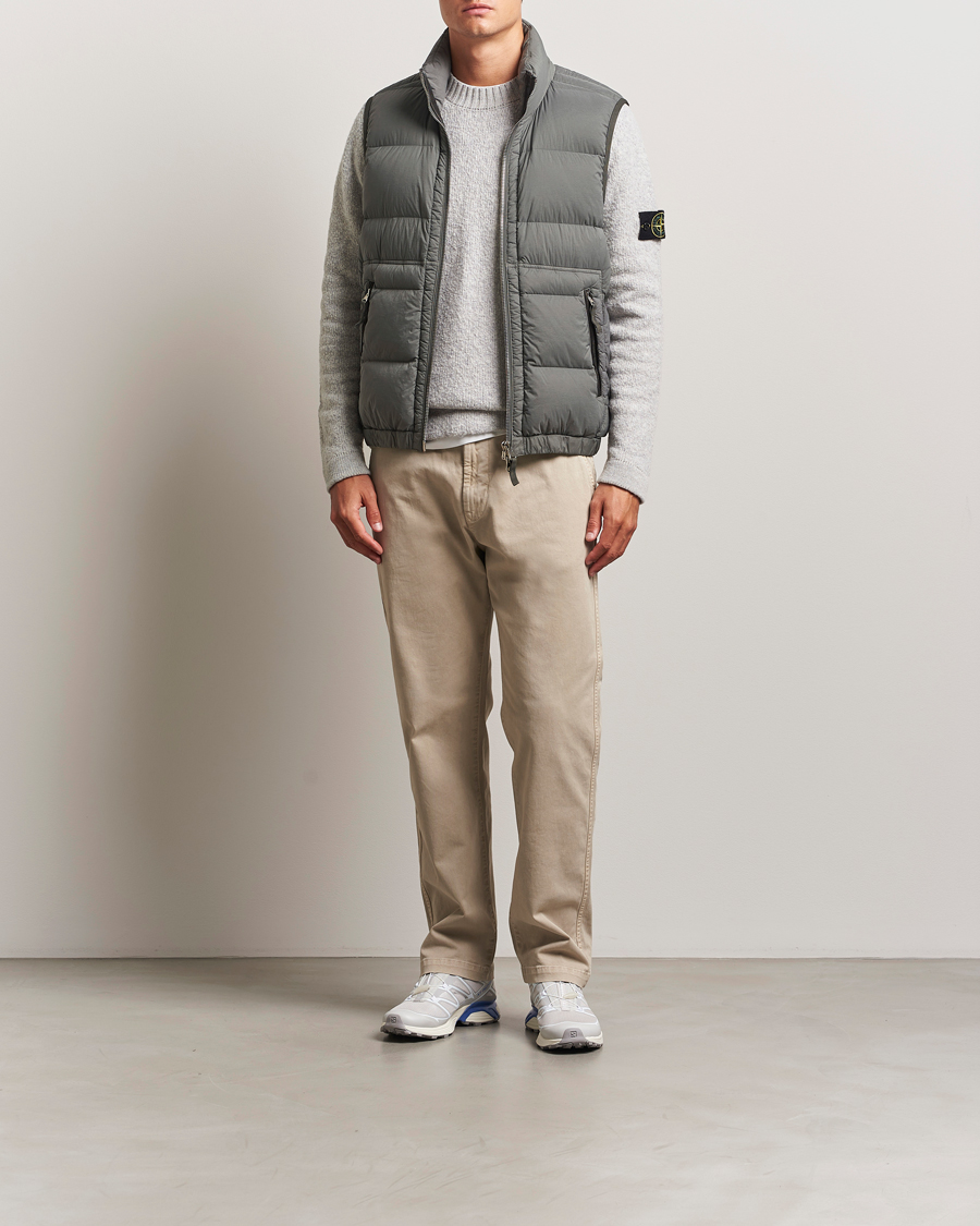 Herren | Westen | Stone Island | Seamless Tunnel Nylon Down Vest Cement