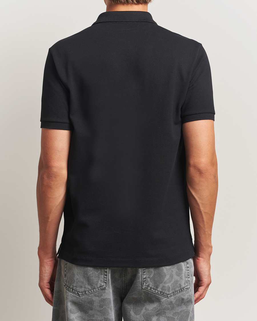 Herren | Poloshirts | Stone Island | Organic Cotton Pique Polo Black