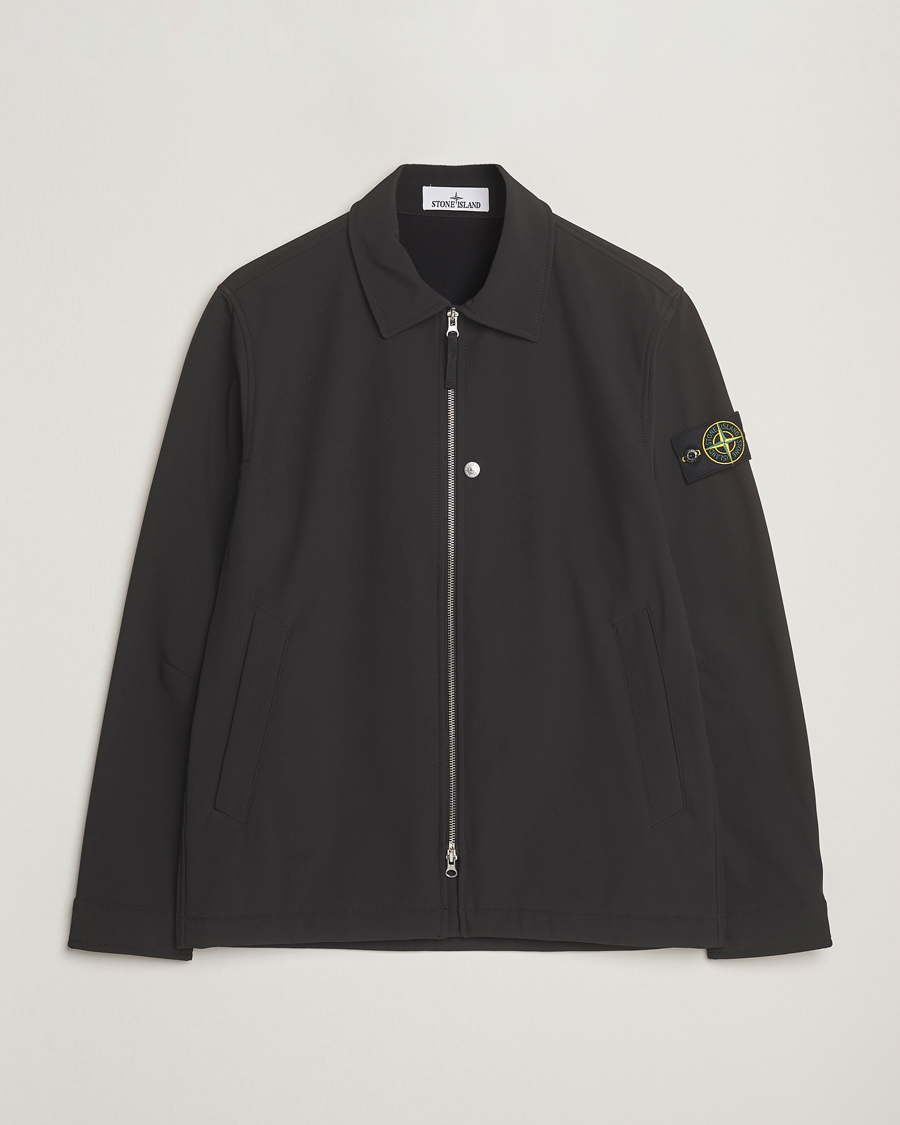 Herren | Jacken | Stone Island | Soft Shell Shirt Jacket Black