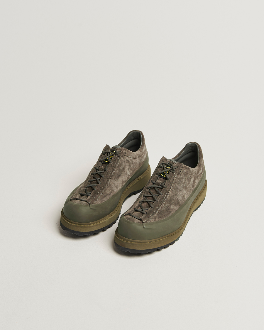 Herren | Sneaker | Stone Island | Low Top Suede Sneakers Military Green
