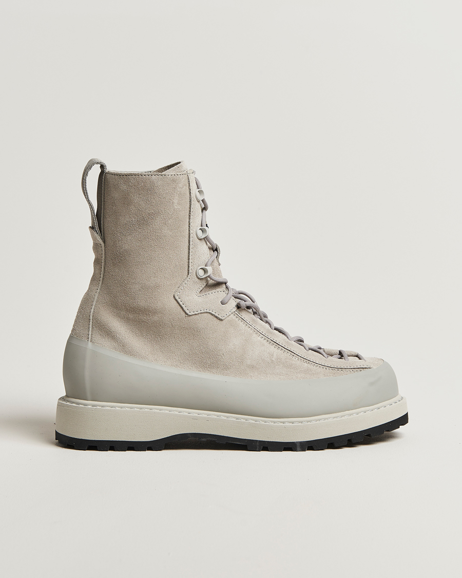 Herren | Boots | Stone Island | Suede Hiking Boots Pearl Grey