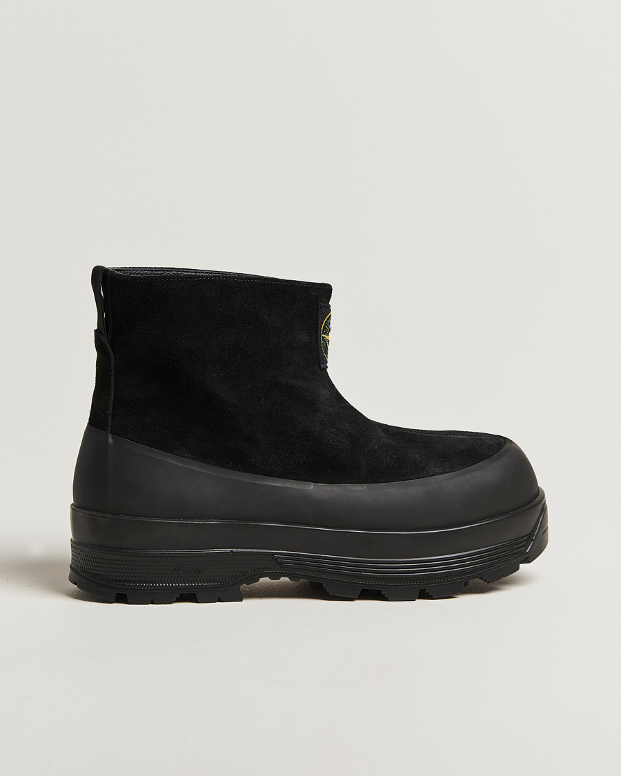 Herren | Boots | Stone Island | Suede Boots Black