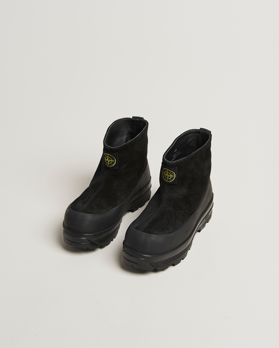 Herren | Boots | Stone Island | Suede Boots Black