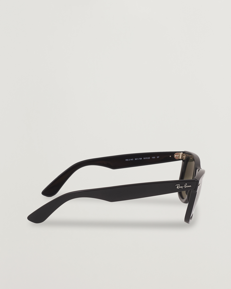 Herren | Sonnenbrillen | Ray-Ban | Original Wayfarer Polarized Sunglasses Black/Green