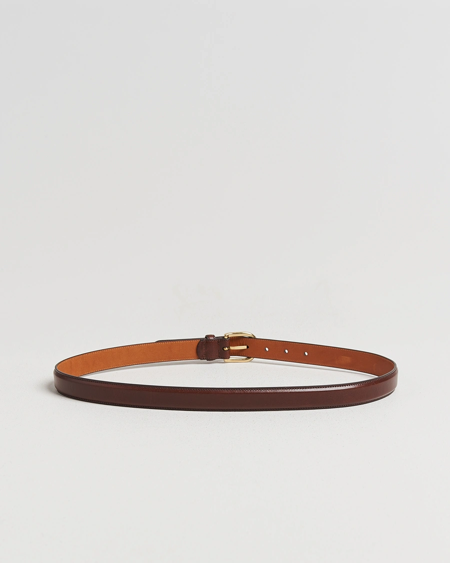 Herren | Gürtel | Kamakura Shirts | Vintage Ivy Horseshoe Buckle Belt Brown