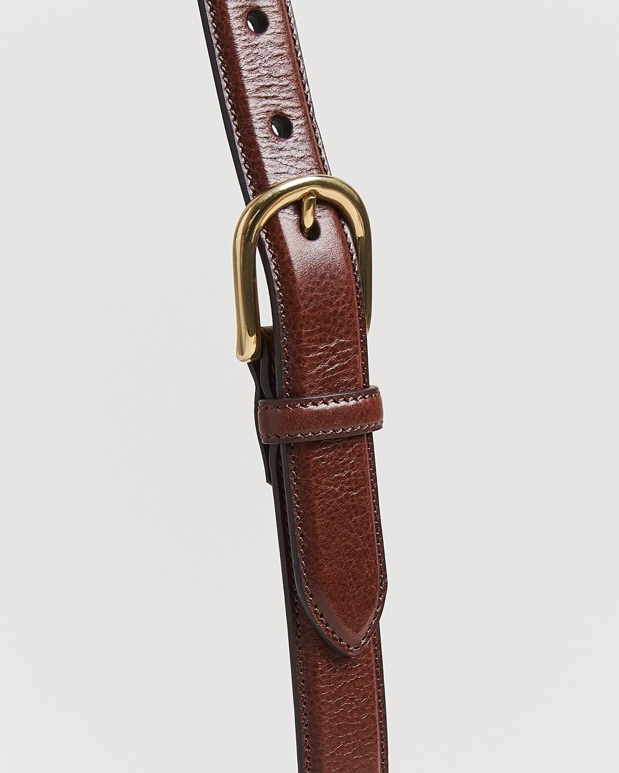 Herren | Gürtel | Kamakura Shirts | Vintage Ivy Horseshoe Buckle Belt Brown
