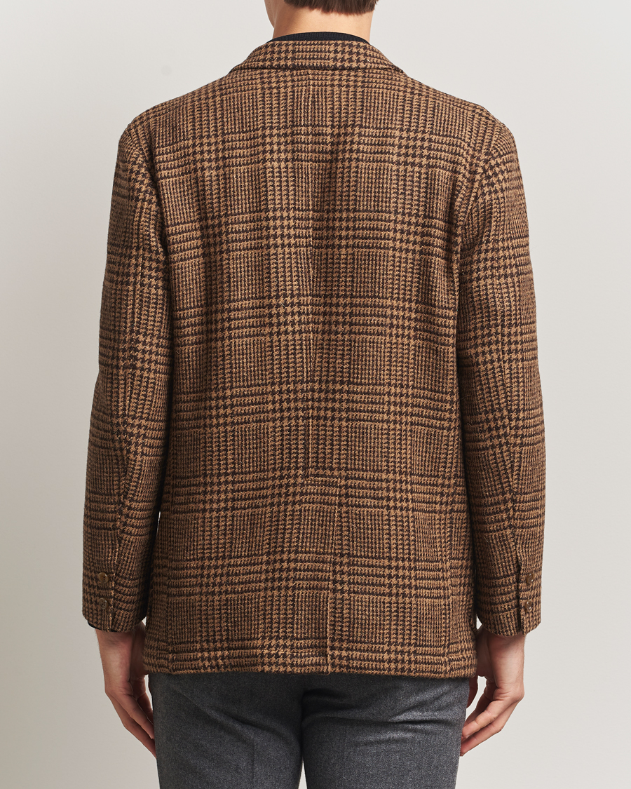 Herren | Sakkos | Kamakura Shirts | Unconstructed Ivy Blazer Brown Glenplaid