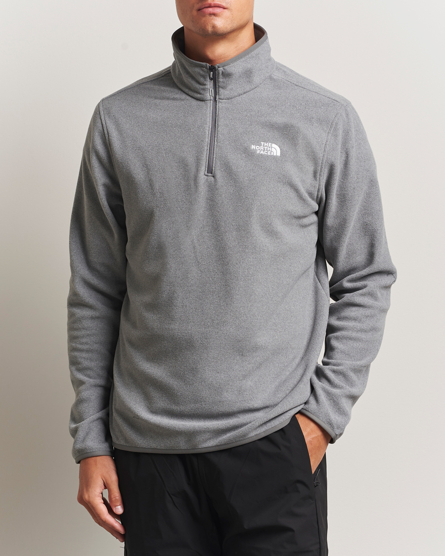 Herren | Pullover | The North Face | Glacier Fleece 1/4 Zip Grey