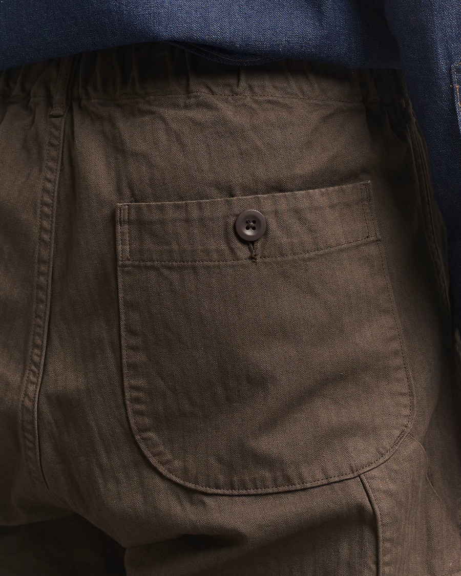 Herren | Hosen | orSlow | Wide Fit French Work Pants Coffee Brown