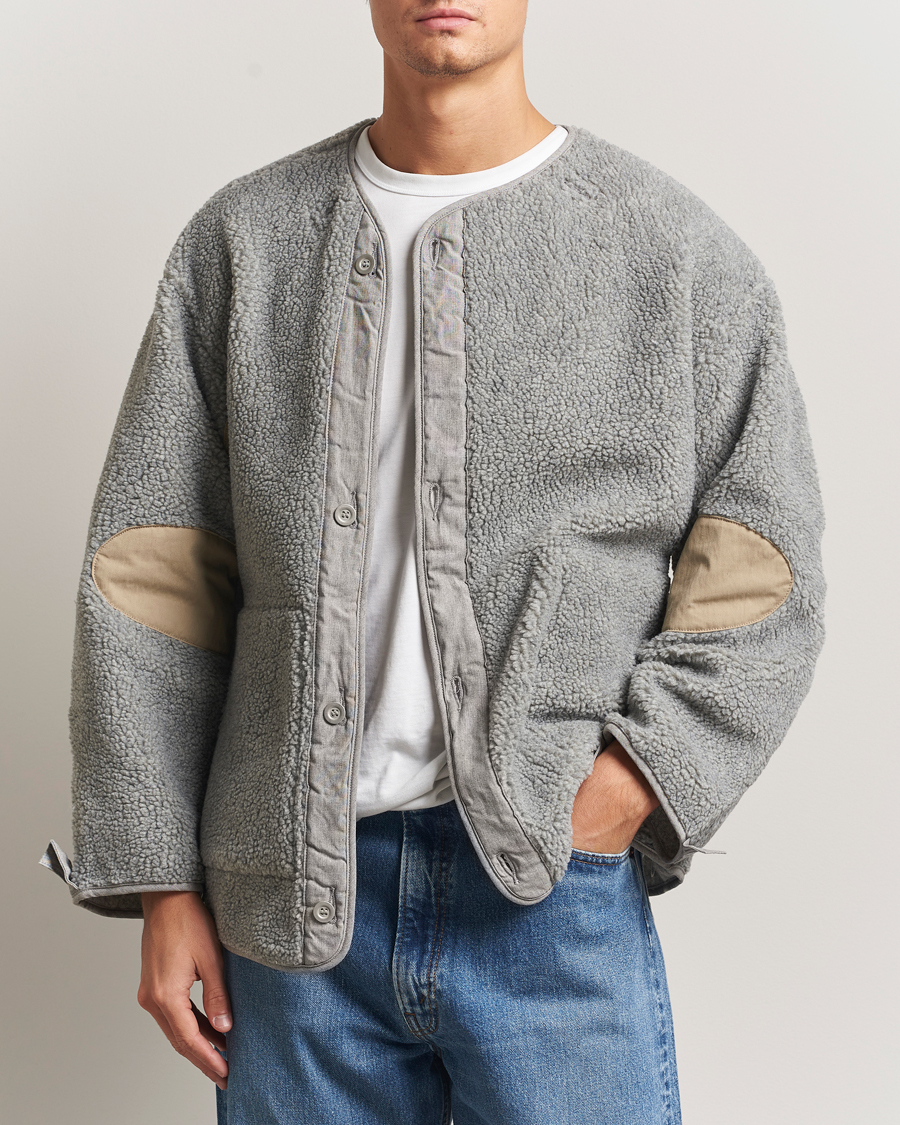 Herren | Pullover | orSlow | M-65 Tail Coat Liner Light Grey
