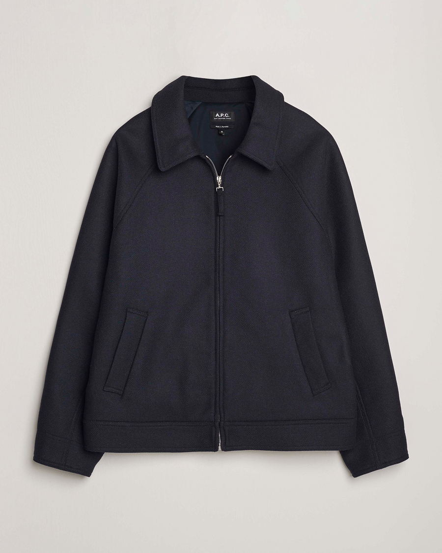 Herren | Jacken | A.P.C. | Chase Wool Bomber Jacket Dark Navy