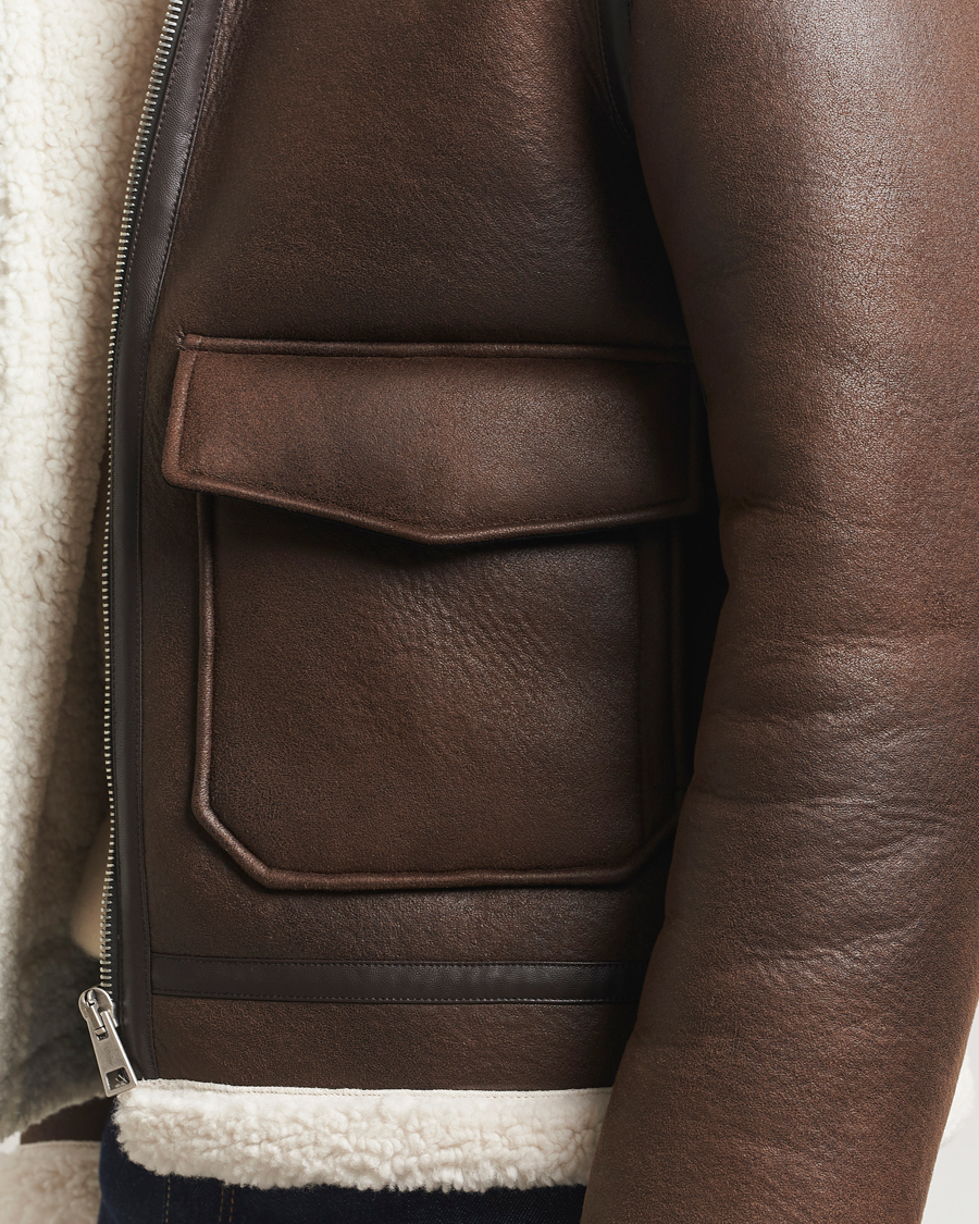 Herren | Jacken | A.P.C. | Tommy Aviator Jacket Brown