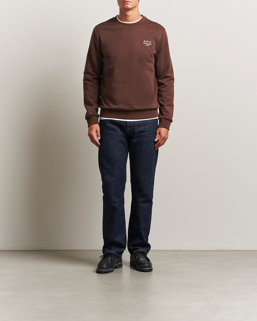 Herren | Pullover | A.P.C. | Rue Madame Sweatshirt Brown