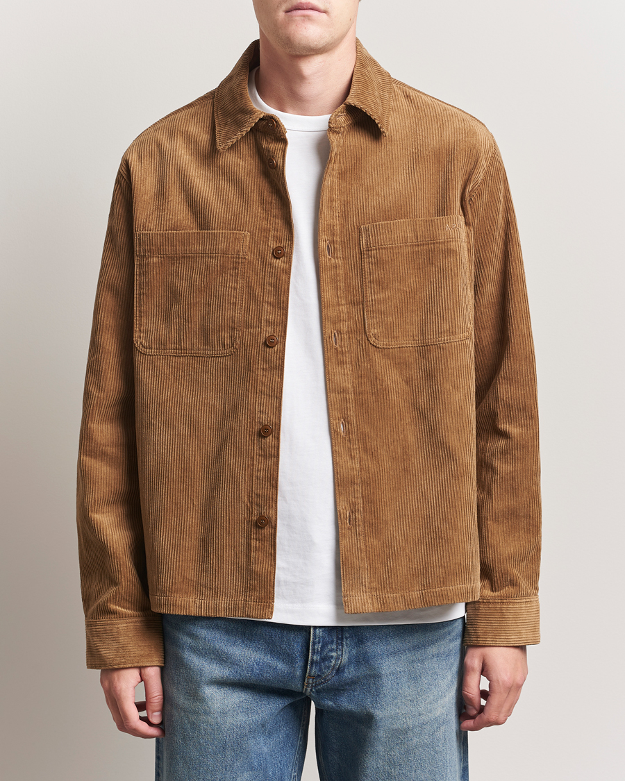 Herren | Hemden | A.P.C. | Leon Corduroy Overshirt Brown