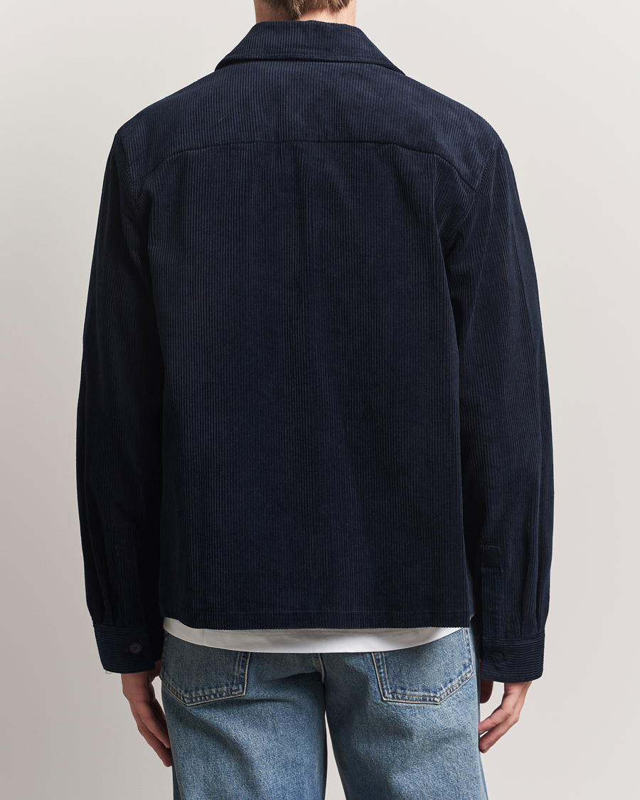 Herren | Hemden | A.P.C. | Leon Corduroy Overshirt Dark Navy