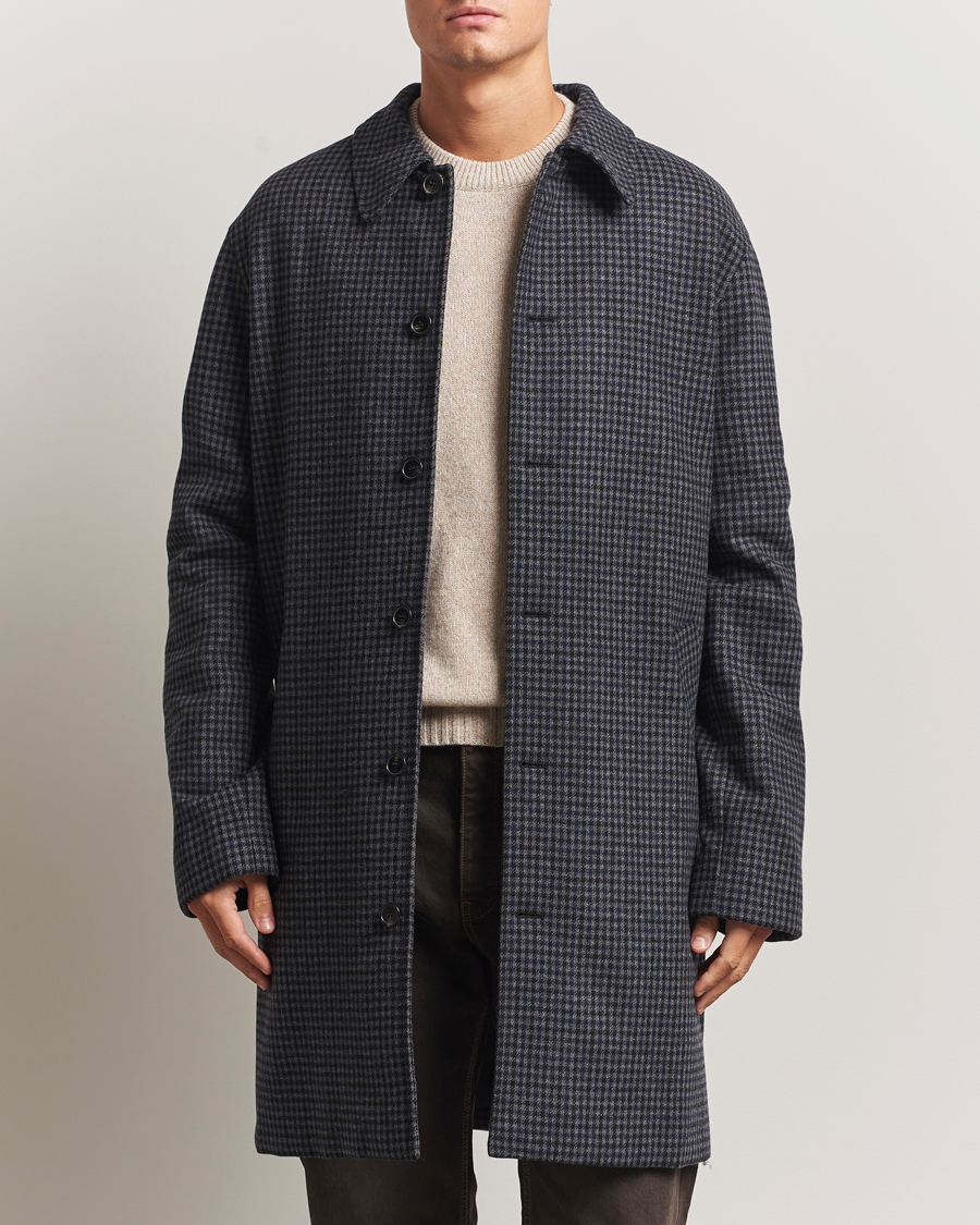 Herren | Jacken | A.P.C. | Paul Wool Houndstooth Coat Anthracite