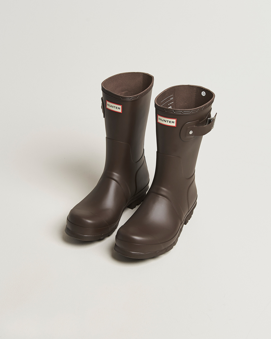 Herren | Galoschen & Gummistiefel | Hunter Boots | Original Short Boot Dark Brown