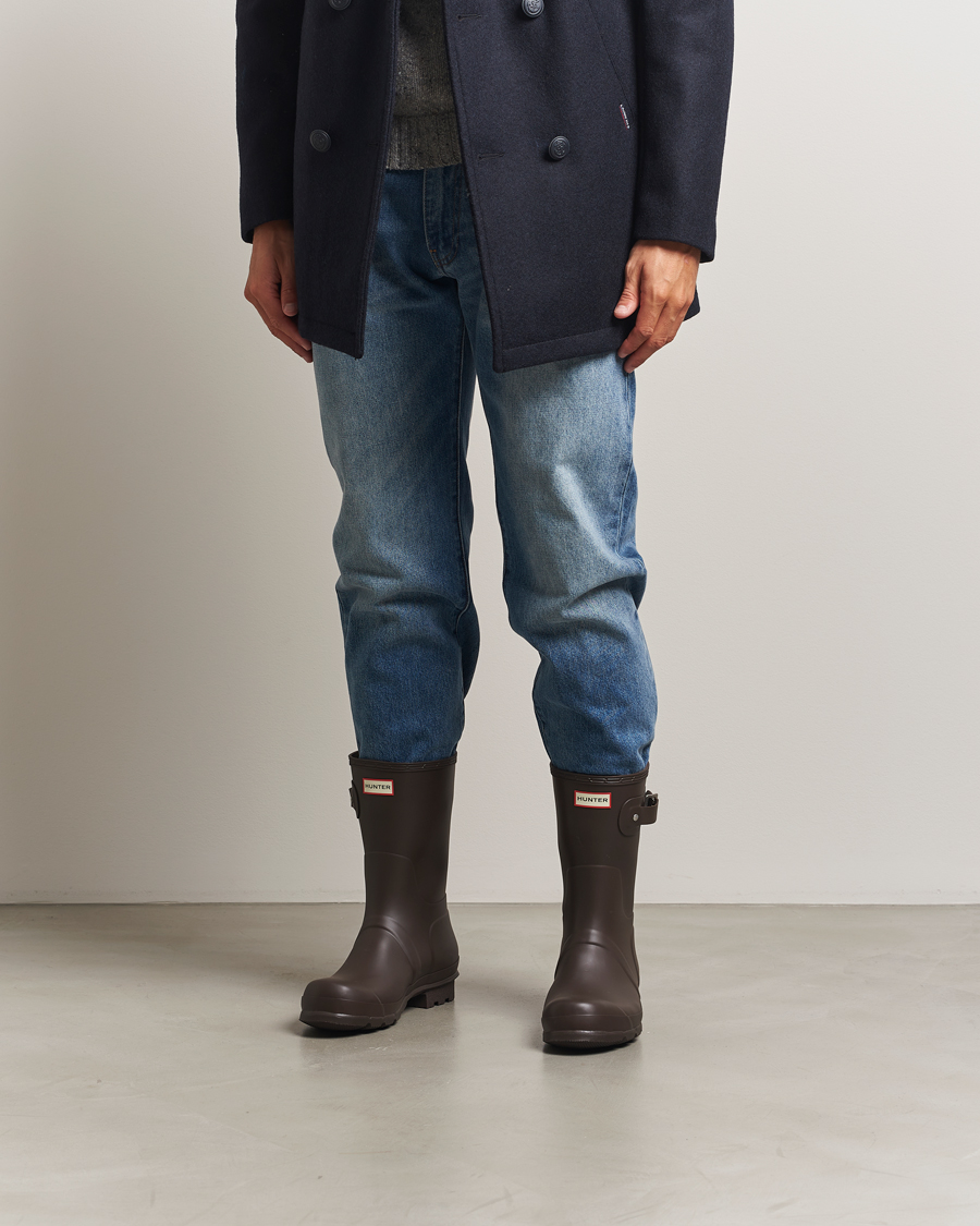 Herren | Galoschen & Gummistiefel | Hunter Boots | Original Short Boot Dark Brown