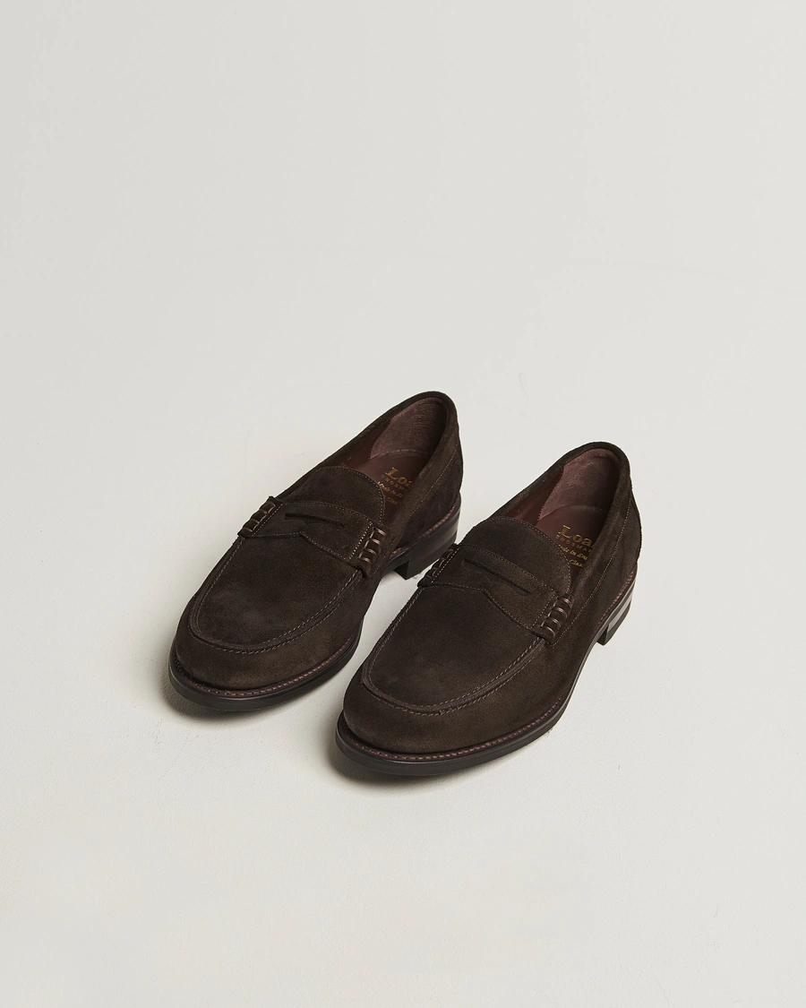 Herren | Loafer | Loake 1880 | Kingscliffe Suede Loafer Dark Brown