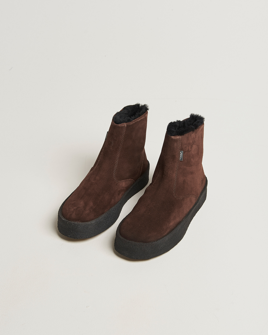 Herren | Loake 1880 Curling Sherling Boot Dark Brown | Loake 1880 | Curling Sherling Boot Dark Brown