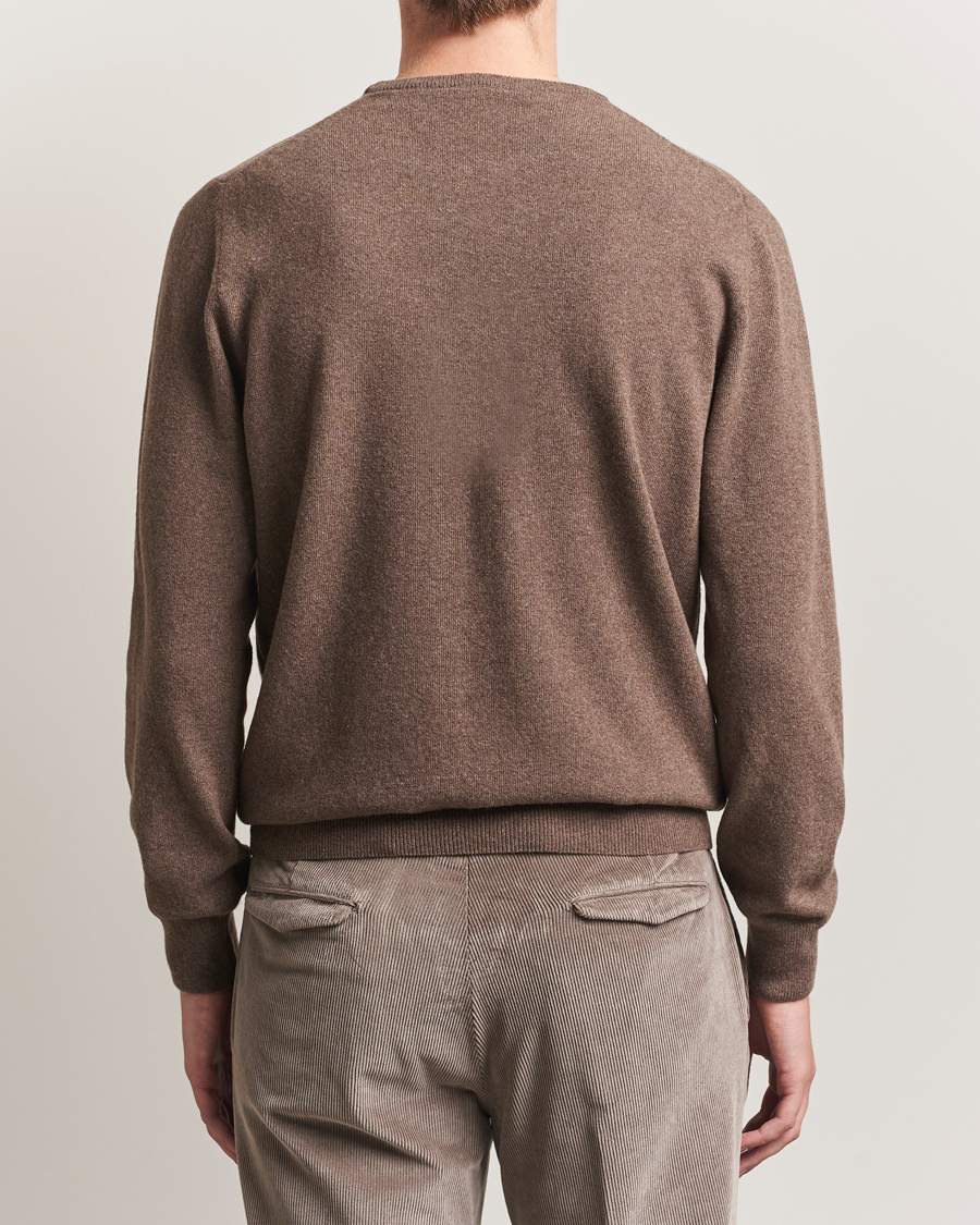 Herren | Pullover | Morgano | Wool/Cashmere Crewneck Brown