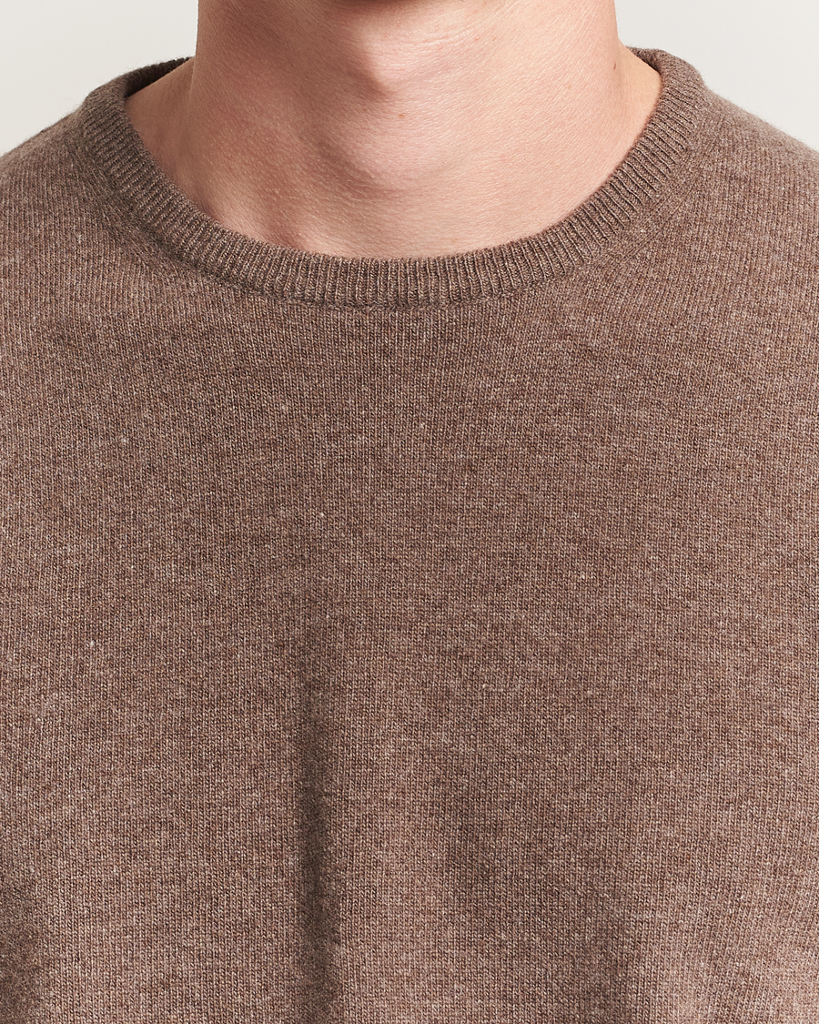 Herren | Pullover | Morgano | Wool/Cashmere Crewneck Brown