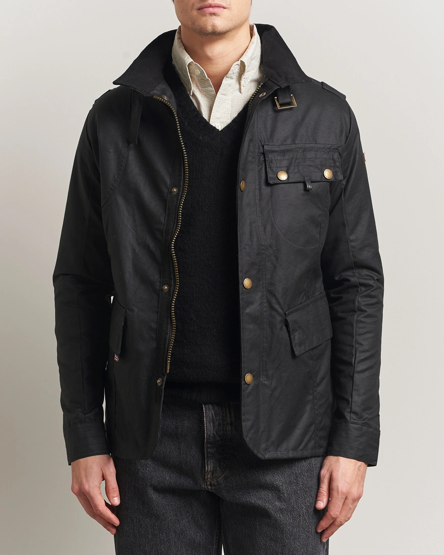 Herren | Jacken | Peregrine | Bexley Wax Jacket Black