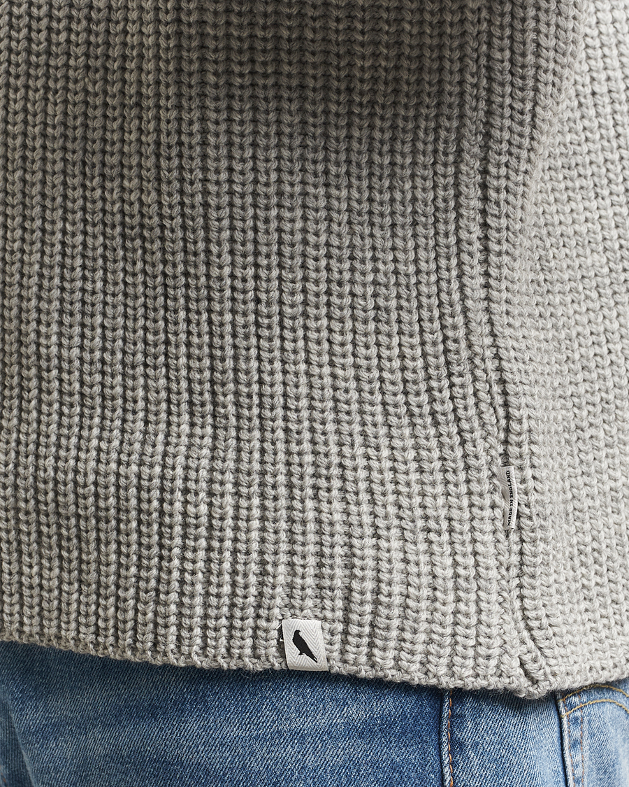 Herren | Pullover | Peregrine | Wilkinson Knitted Merino Rollneck Light Grey