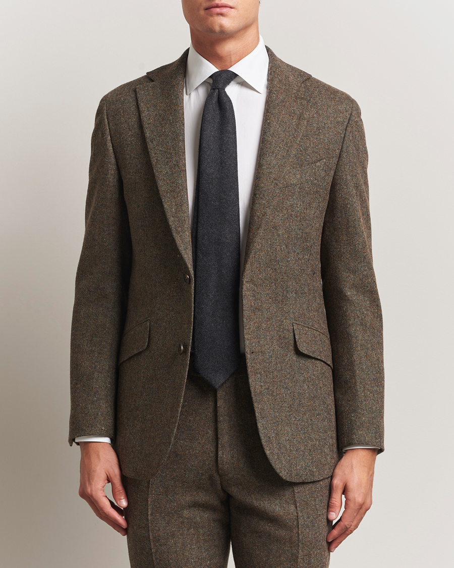 Herren | Sakkos | Walker Slater | Edward Shetland Wool Donegal Blazer Dark Green