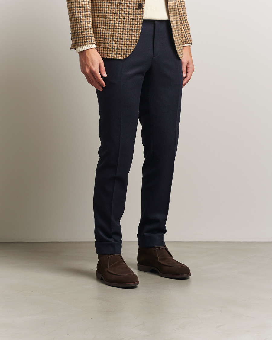 Herren | Boots | Crockett & Jones | Bibury Chukka Boot Dark Brown Suede