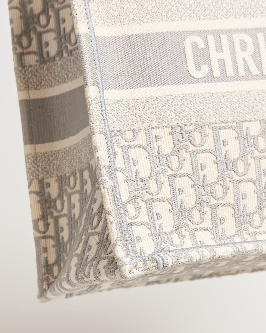Herren | Pre-Owned & Vintage Bags | Dior Pre-Owned | Medium Dior Book Tote Light grey