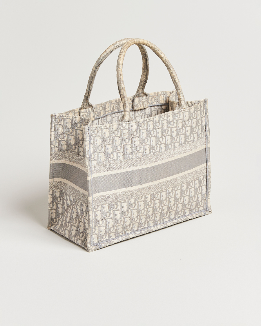 Herren | Pre-Owned & Vintage Bags | Dior Pre-Owned | Medium Dior Book Tote Light grey