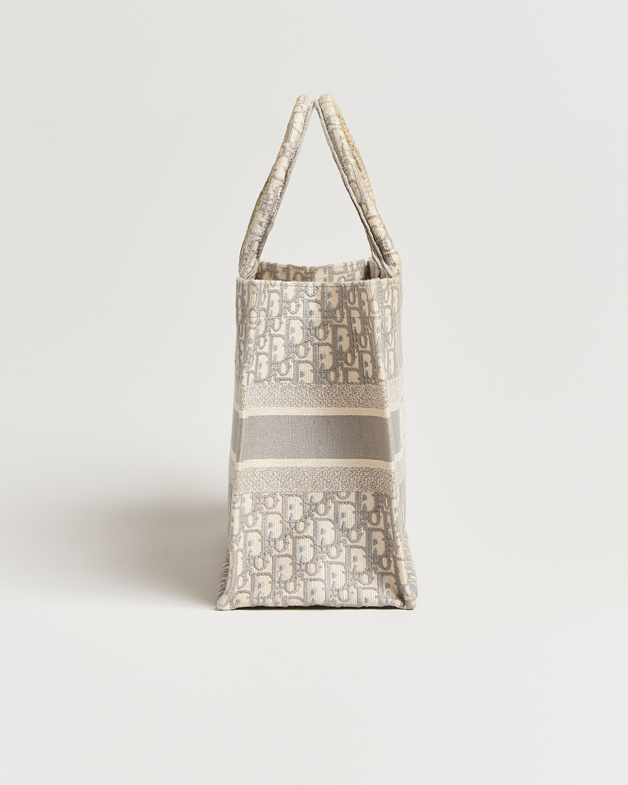 Herren | Pre-Owned & Vintage Bags | Dior Pre-Owned | Medium Dior Book Tote Light grey