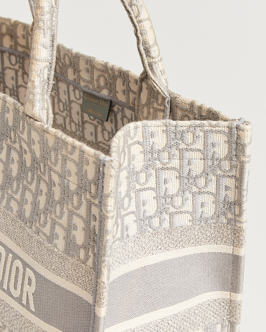 Herren | Pre-Owned & Vintage Bags | Dior Pre-Owned | Medium Dior Book Tote Light grey
