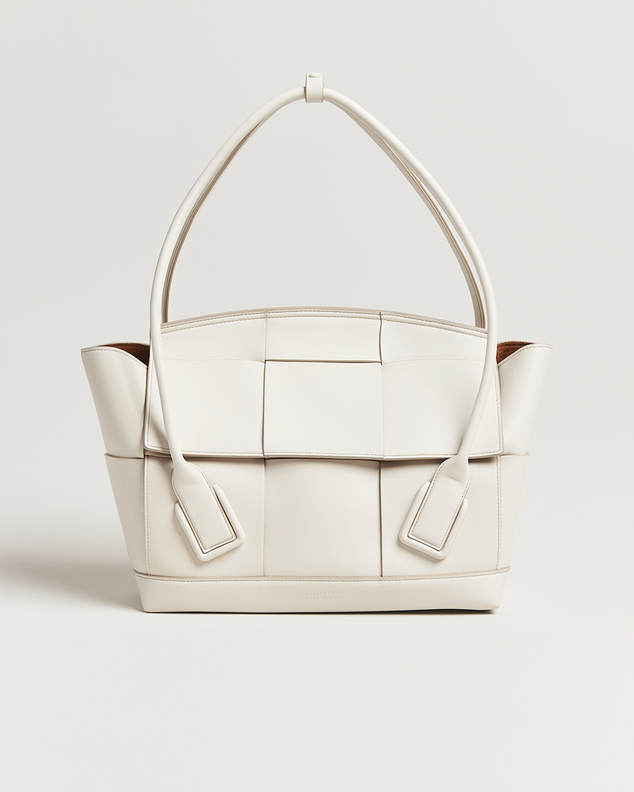 Herren | Pre-Owned & Vintage Bags | Bottega Veneta Pre-Owned | Intrecciato Acro Small White
