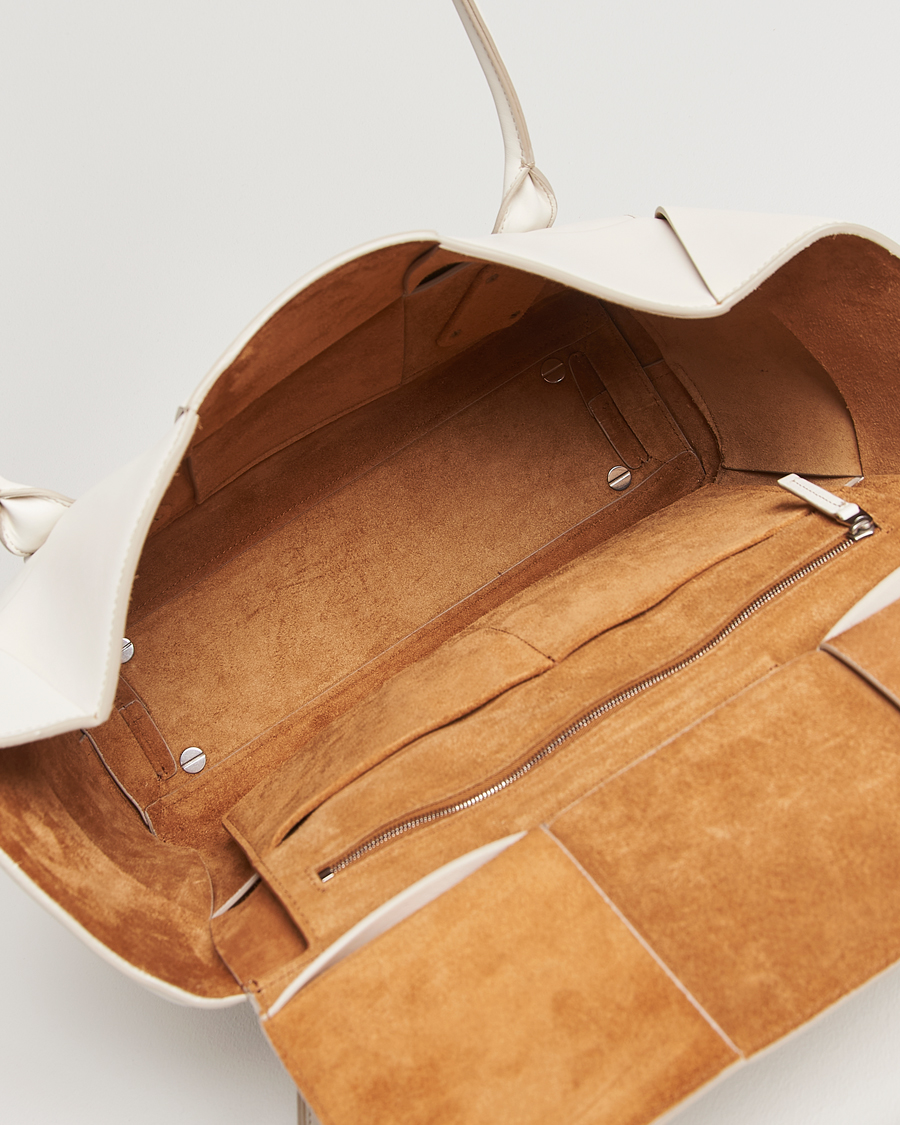 Herren | Pre-Owned & Vintage Bags | Bottega Veneta Pre-Owned | Intrecciato Acro Small White