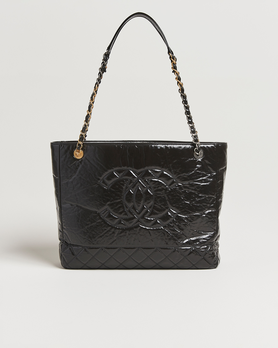 Herren | Pre-Owned & Vintage Bags | Chanel Pre-Owned | Chain Tote Bag Black