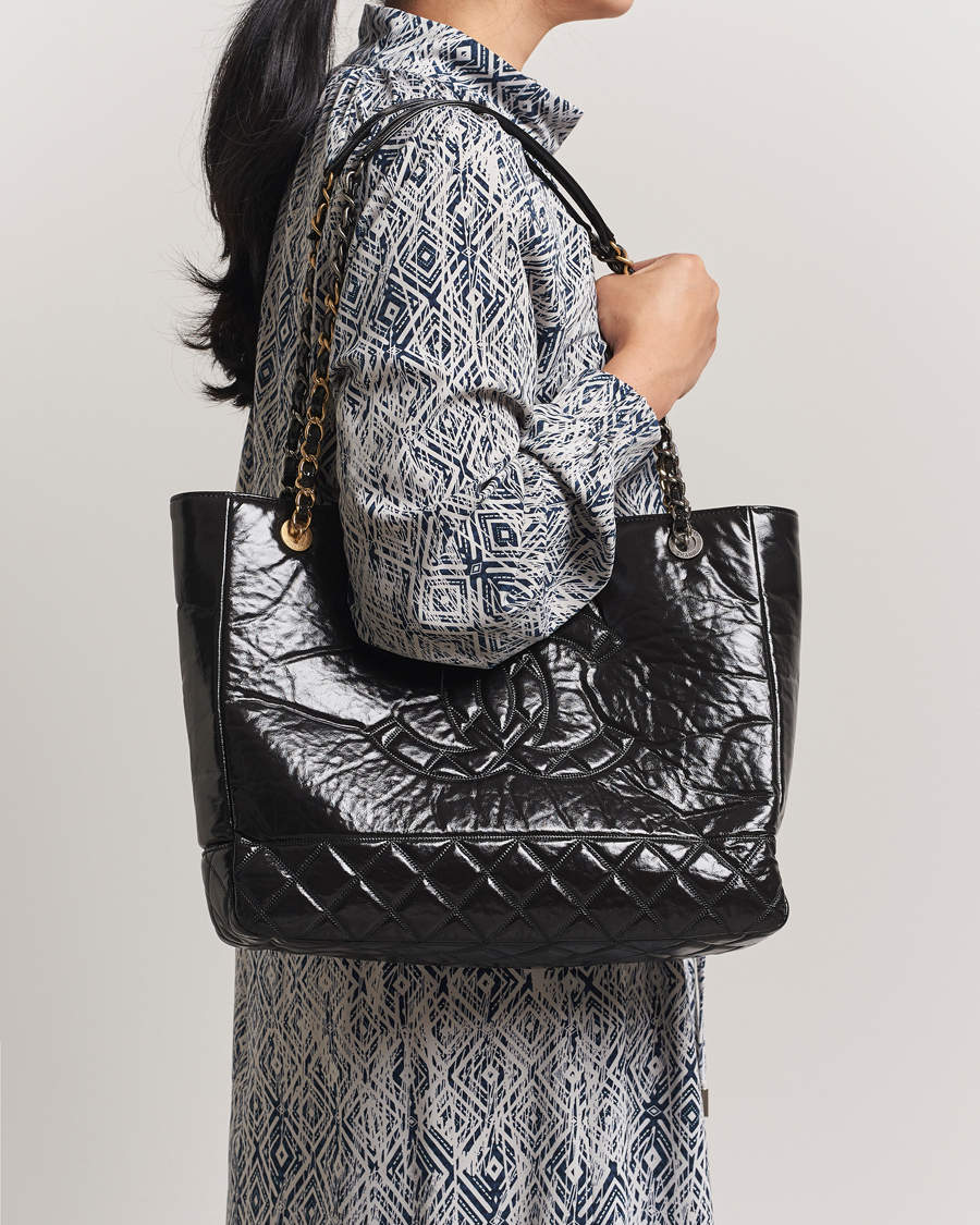 Herren | Gifts for Her | Chanel Pre-Owned | Chain Tote Bag Black