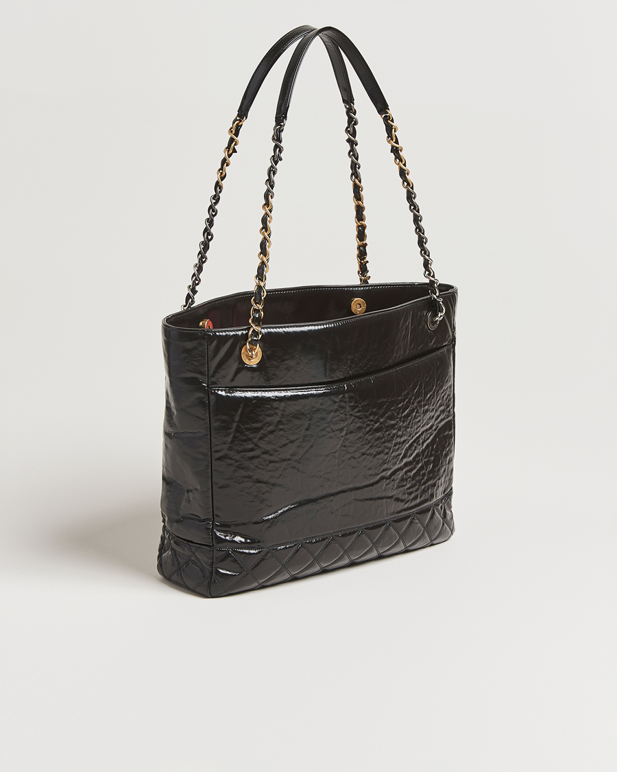 Herren | Pre-Owned & Vintage Bags | Chanel Pre-Owned | Chain Tote Bag Black