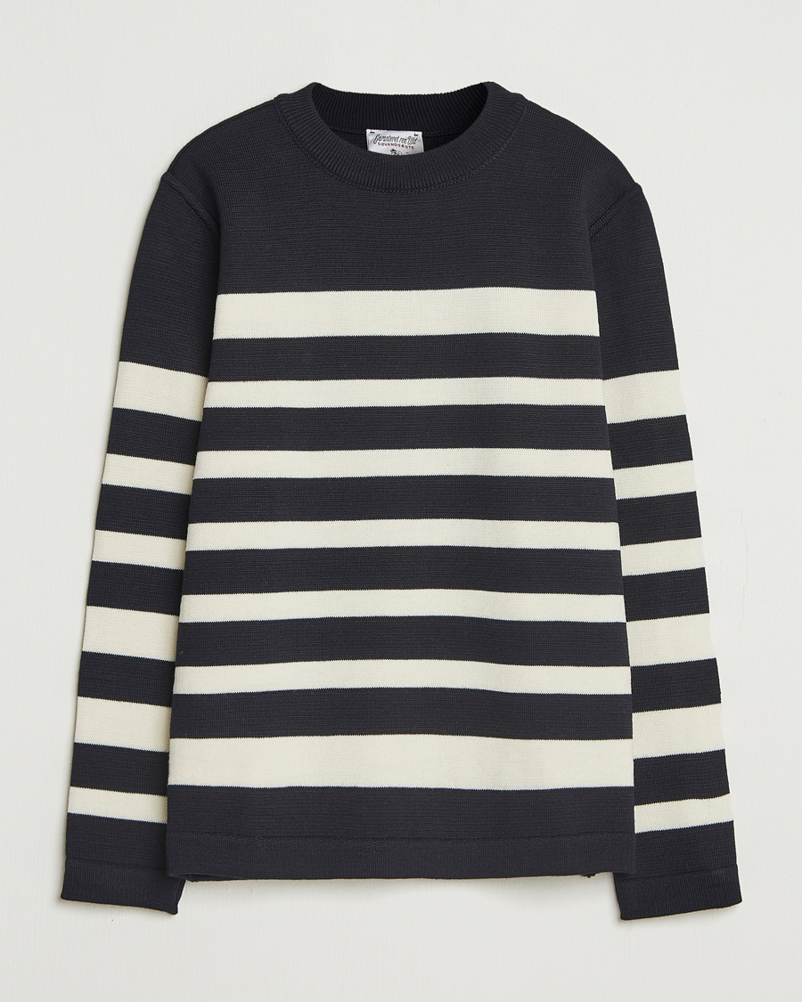 Herren | Pullover | S.N.S. Herning | Given Wool Crew Neck Navy/White