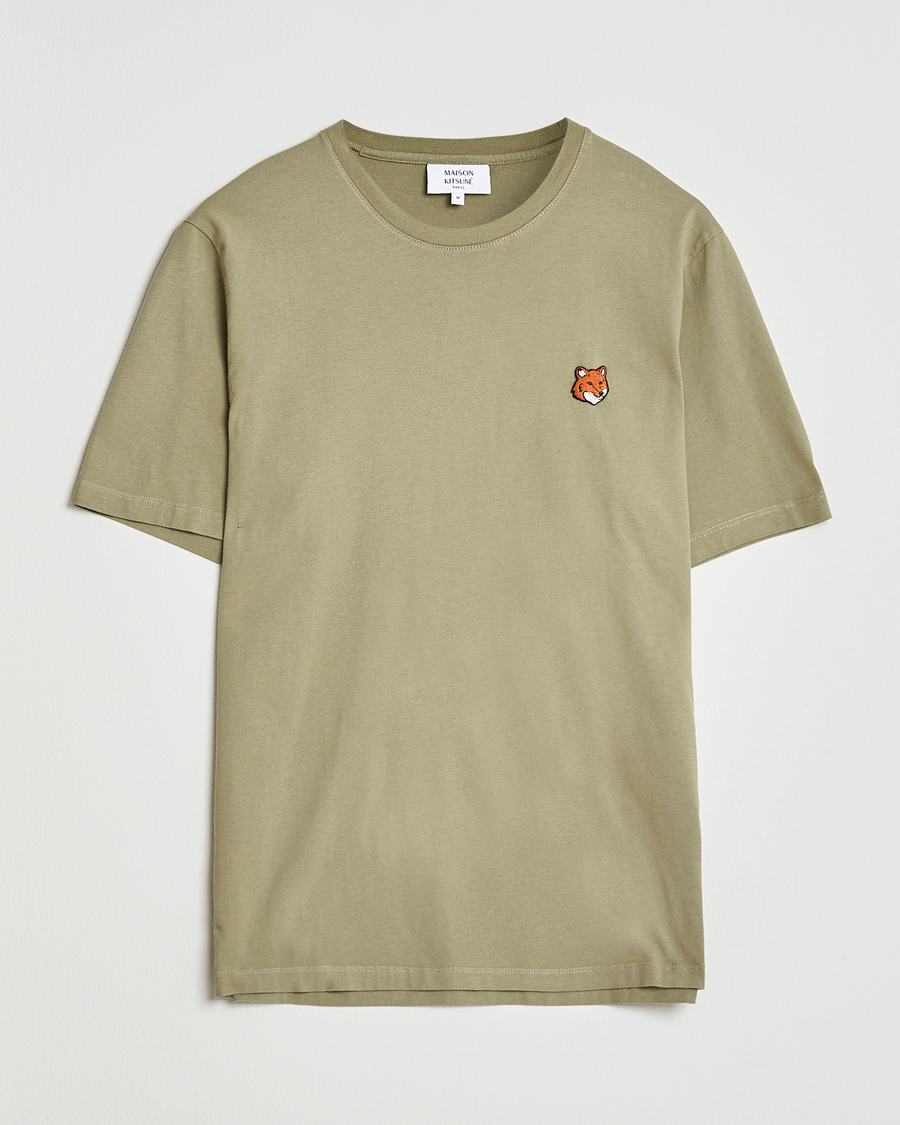 Herren | T-Shirts | Maison Kitsuné | Fox Head T-Shirt Laurel Green