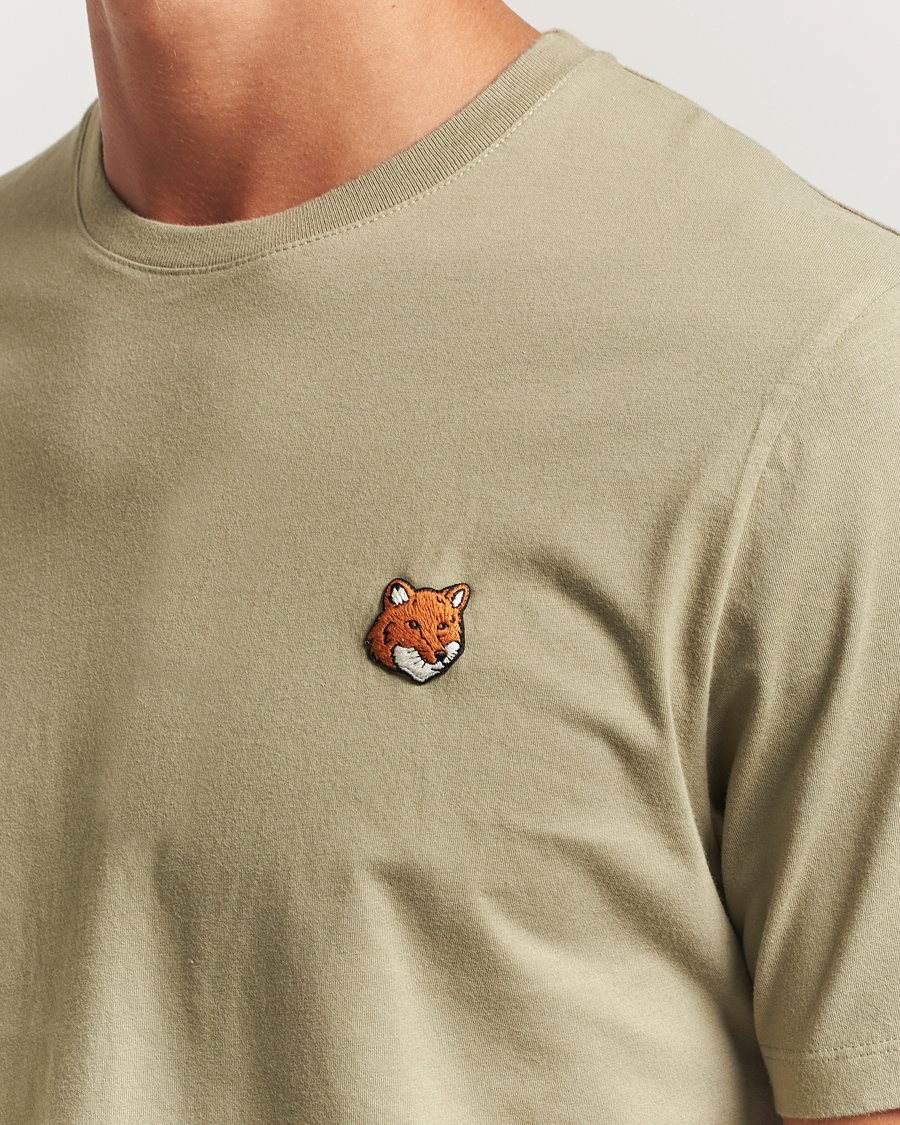 Herren | T-Shirts | Maison Kitsuné | Fox Head T-Shirt Laurel Green