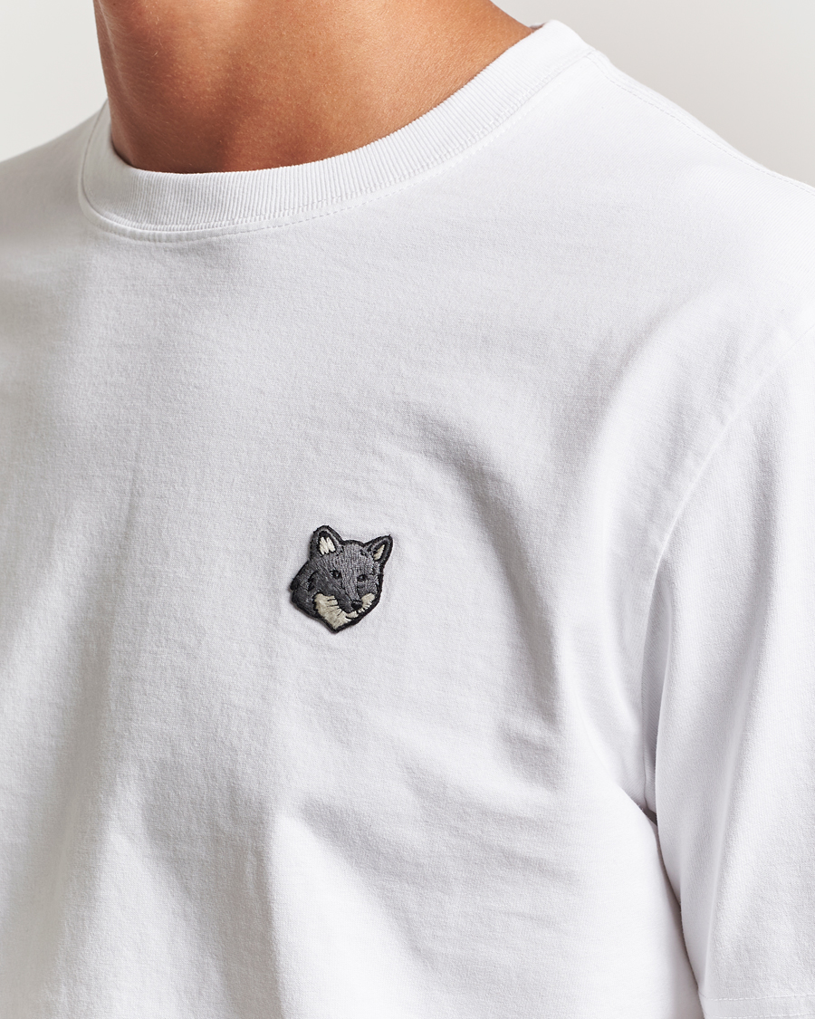Herren | T-Shirts | Maison Kitsuné | Grey Fox Head T-Shirt White